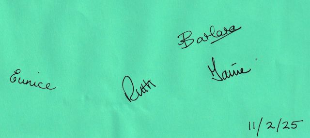 Campaign cup folder final signatures