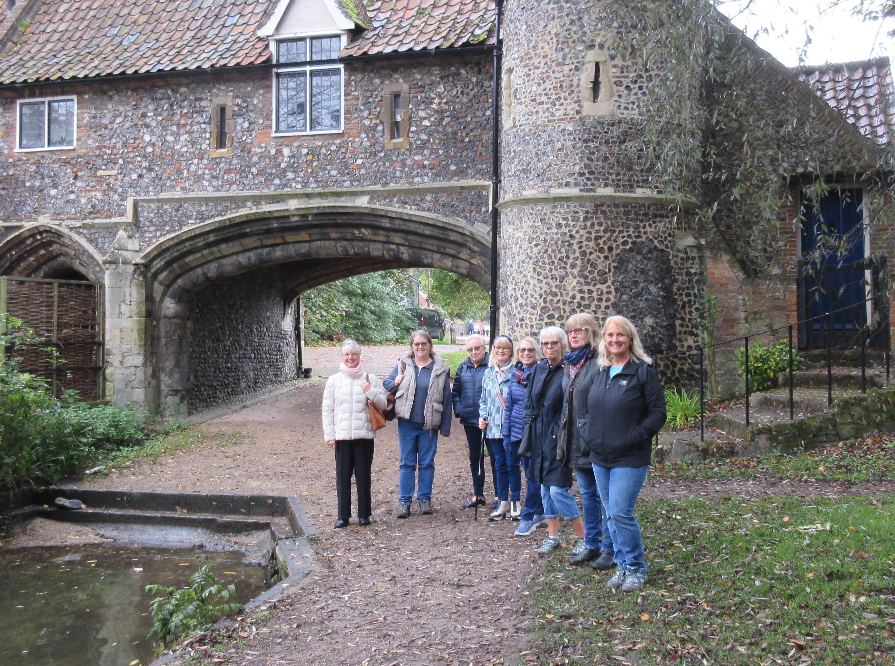 Group shot at Pulls Ferry