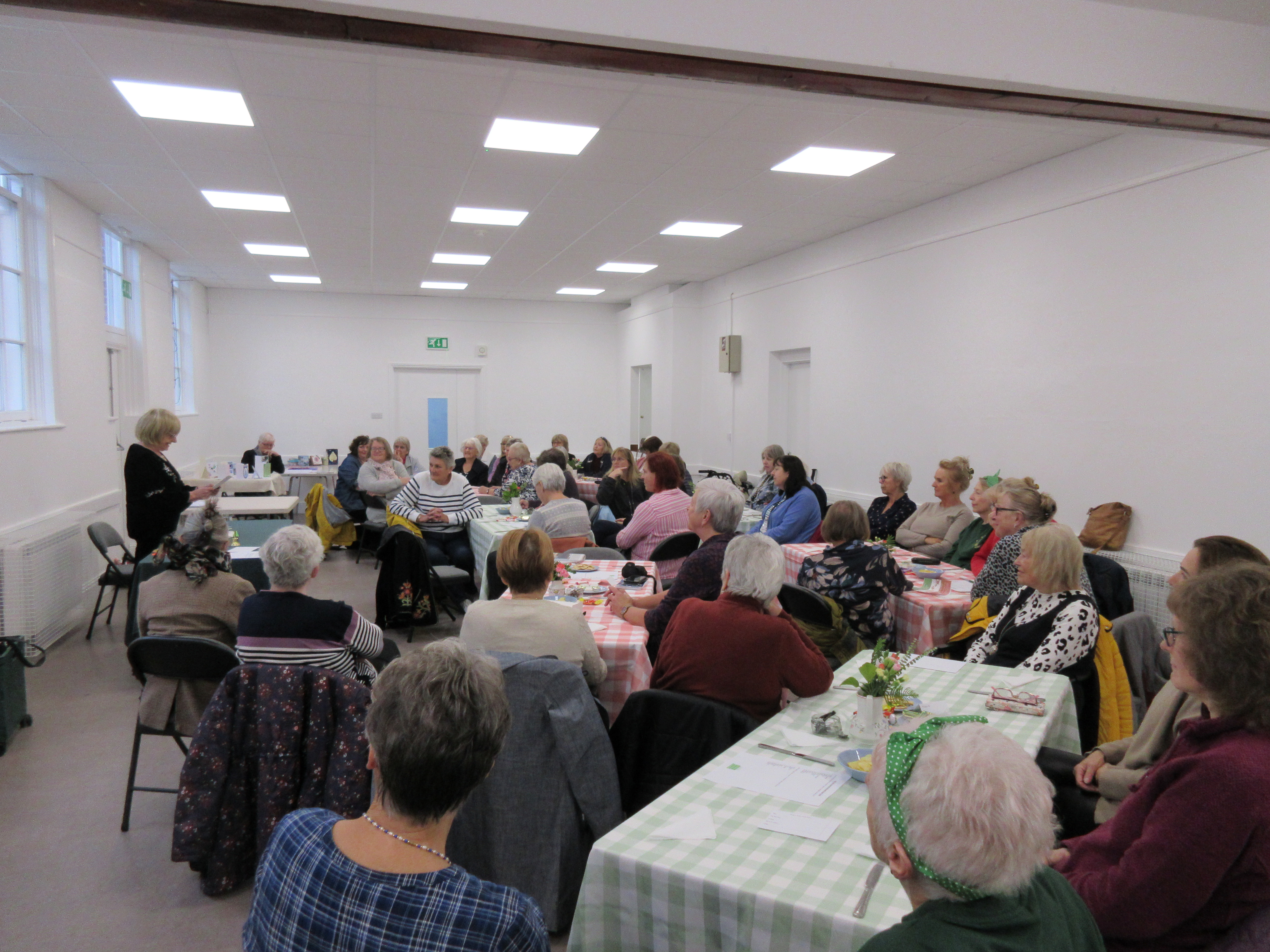 A full house in the Town Hall